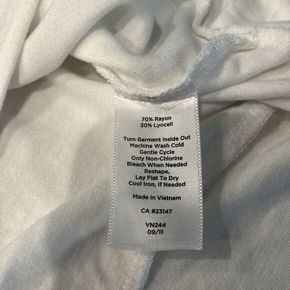 Talbots White LS Top - Picture 8 of 8